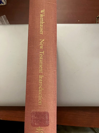 USED: New Testament Introduction by Alfred Wikenhauser