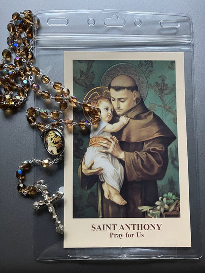 St.  Anthony Rosary with Photo Center