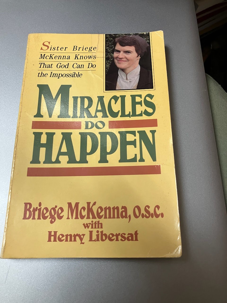 USED BOOK - Miracles Do Happen - God can do the impossible by Sr. Breige McKenna