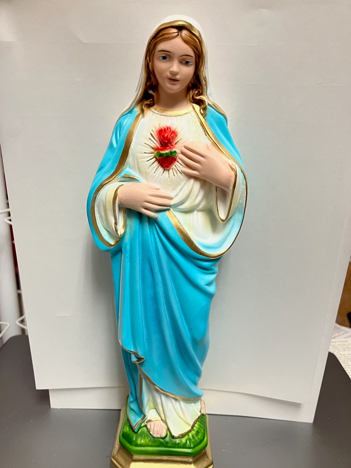 Immaculate Heart of Mary Italian Statue