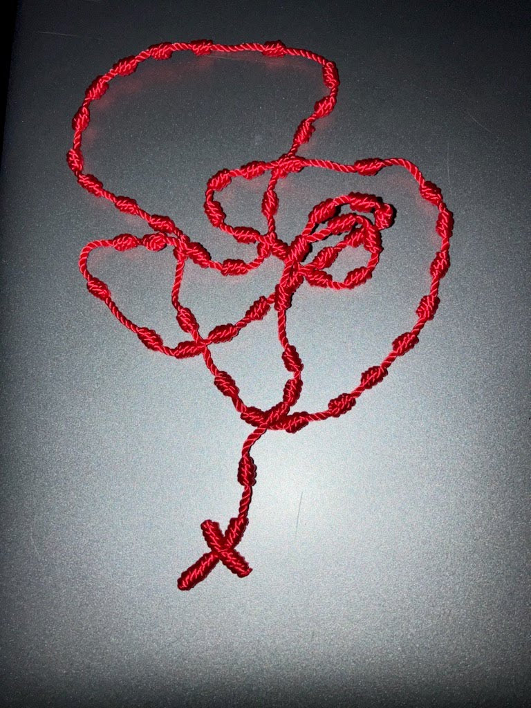 Corded Rosary (Available in Assorted Colors)