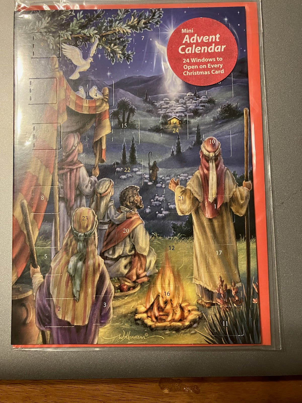 Mini Advent Calendar Greeting Cards - Assorted Styles