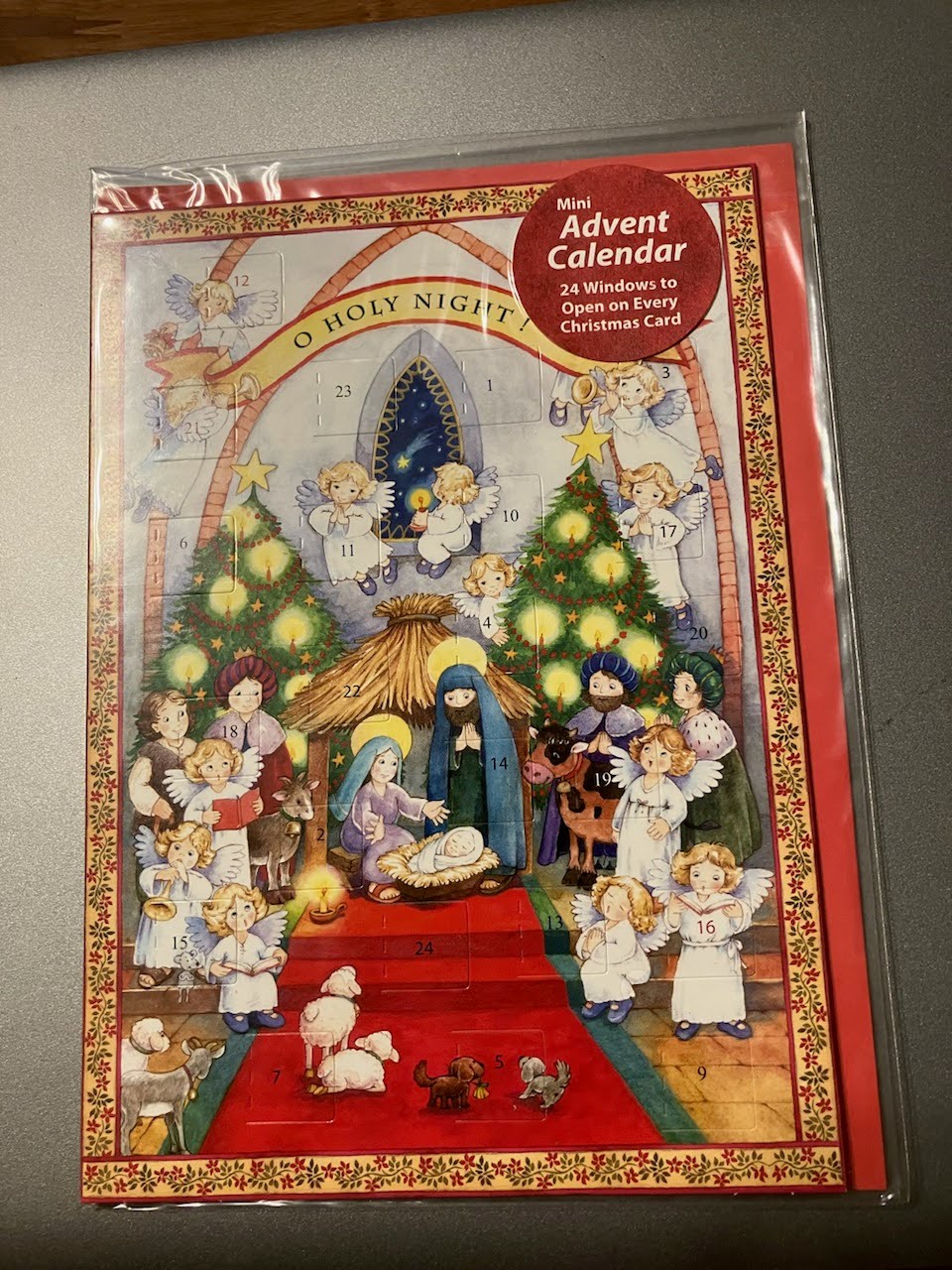 Mini Advent Calendar Greeting Cards - Assorted Styles