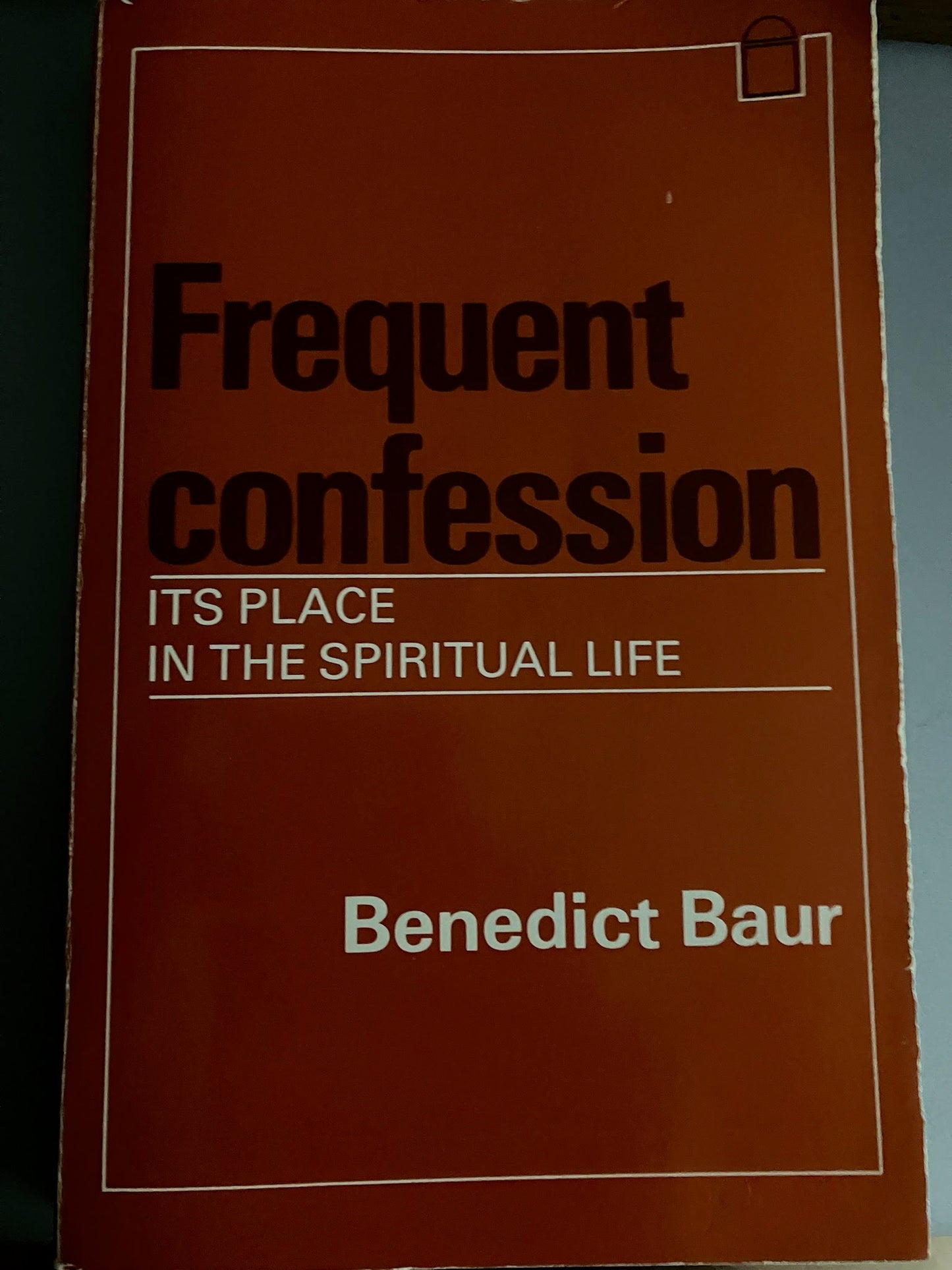 Frequent Confession By Benedict Baur