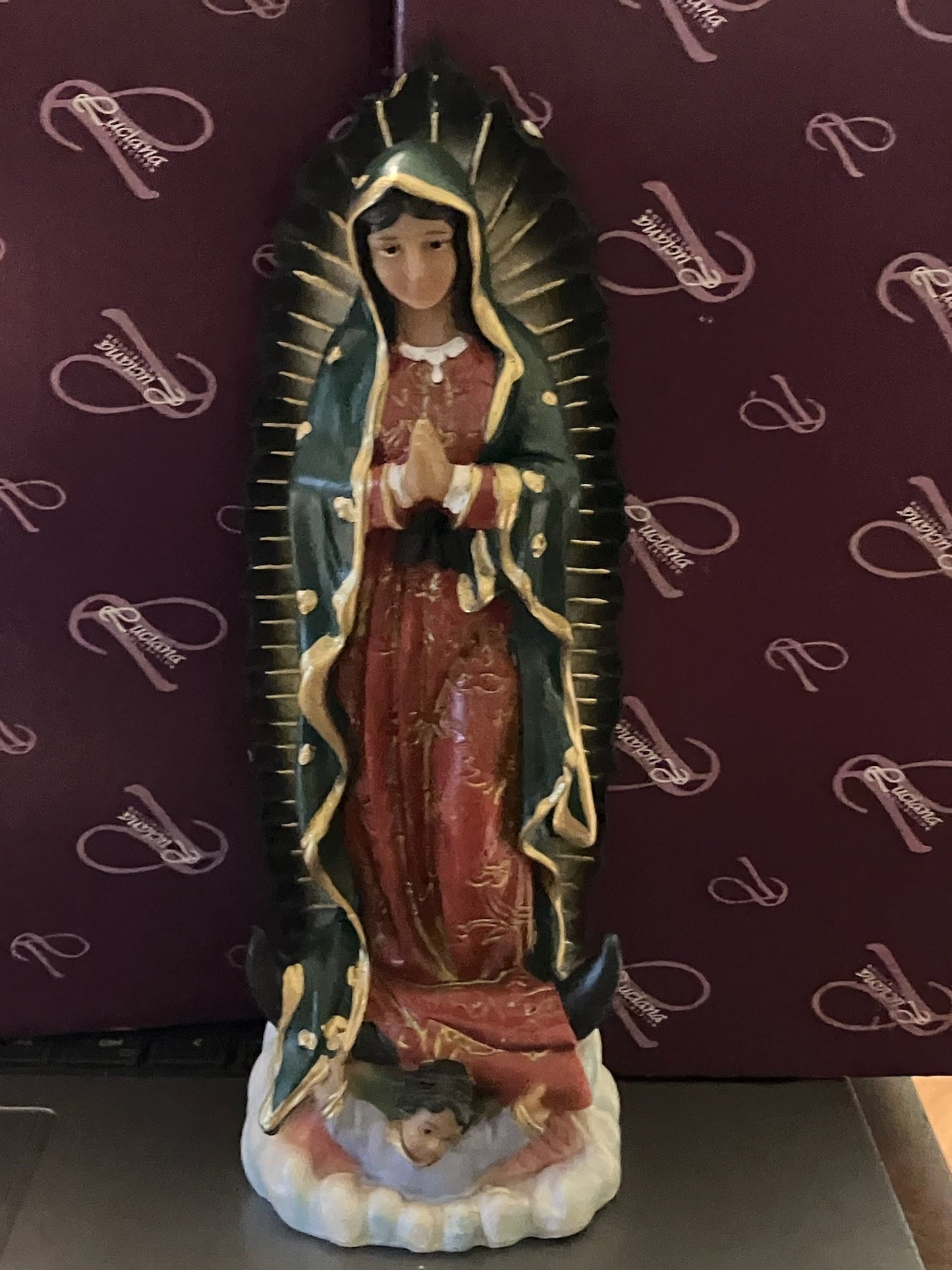 8" Our Lady of Guadalupe Statue
