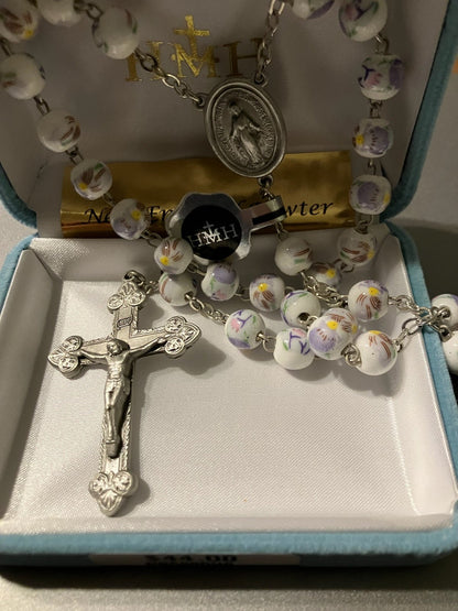 Lavender Flower Rosary