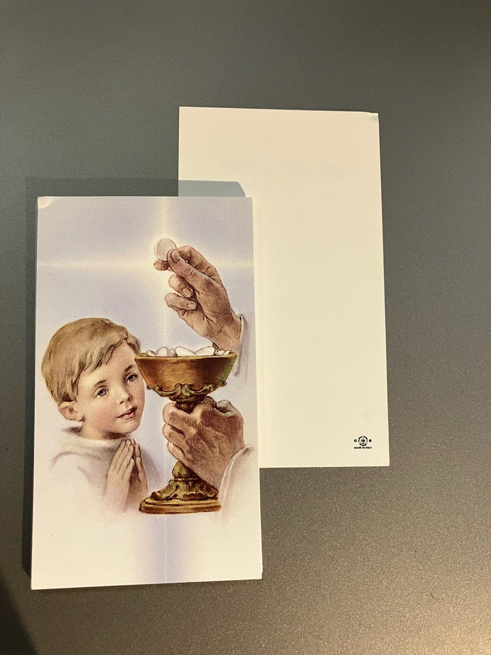First Communion Holy Card for Boy or Girl – St. Anthony's Catholic Gift ...