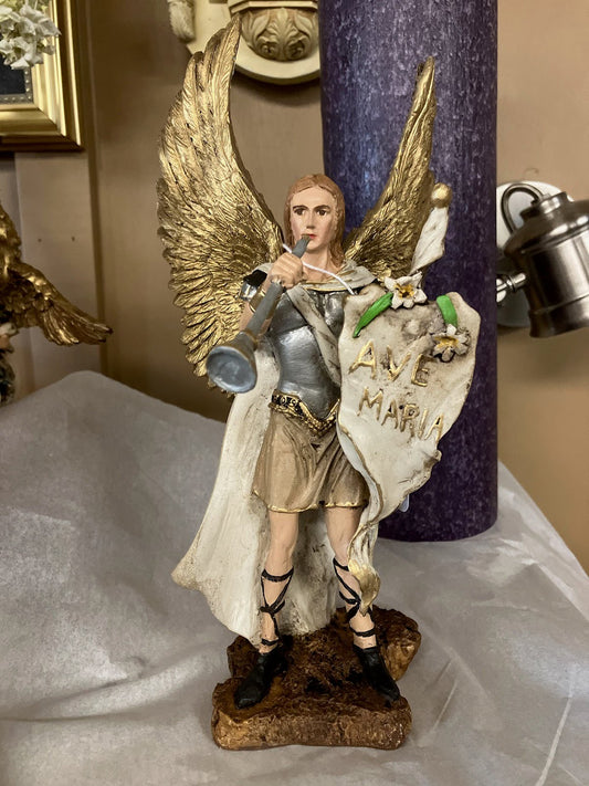 St. Gabriel the Archangel - Medium 9" Statue