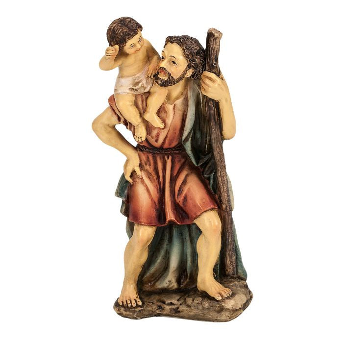 St. Christopher 4" Statue with Holy Card