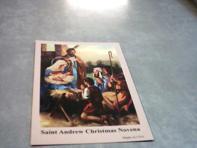 St. Andrew Christmas Novena Holy Card