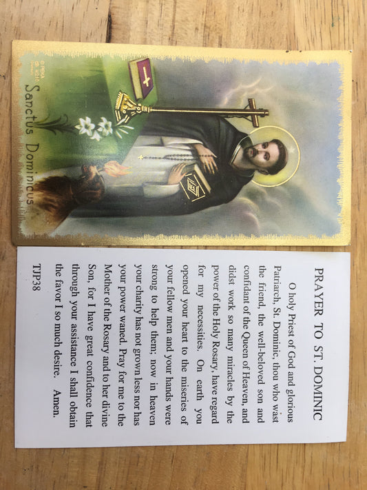 St. Dominic - Holy Card (Limited)