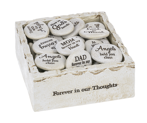 Forever in our Thoughts Memorial Pocket Stone