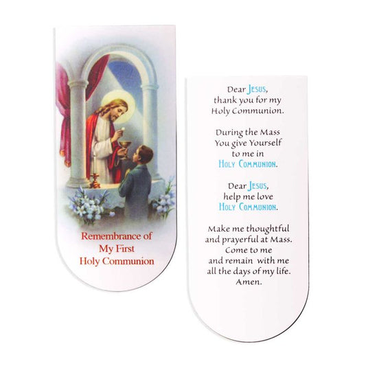 First Communion Magnetic Bookmark
