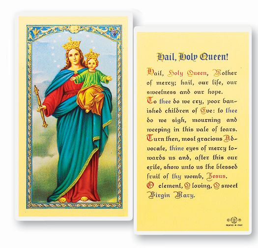 Mary Help of Christians Holy Card