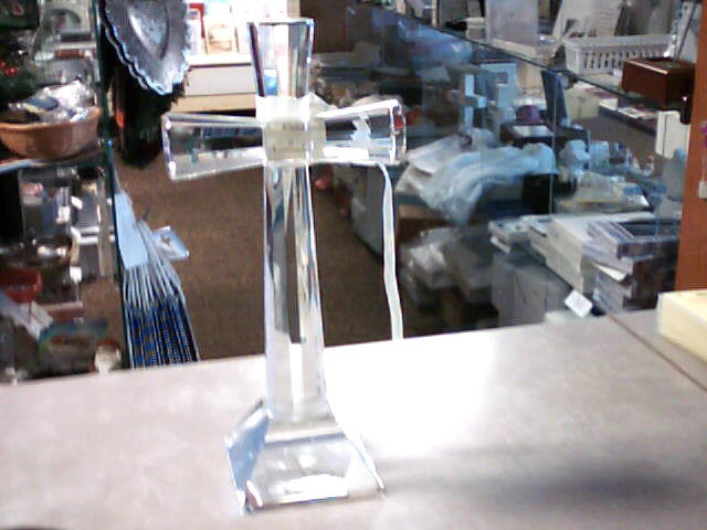 9 inch crystal standing cross