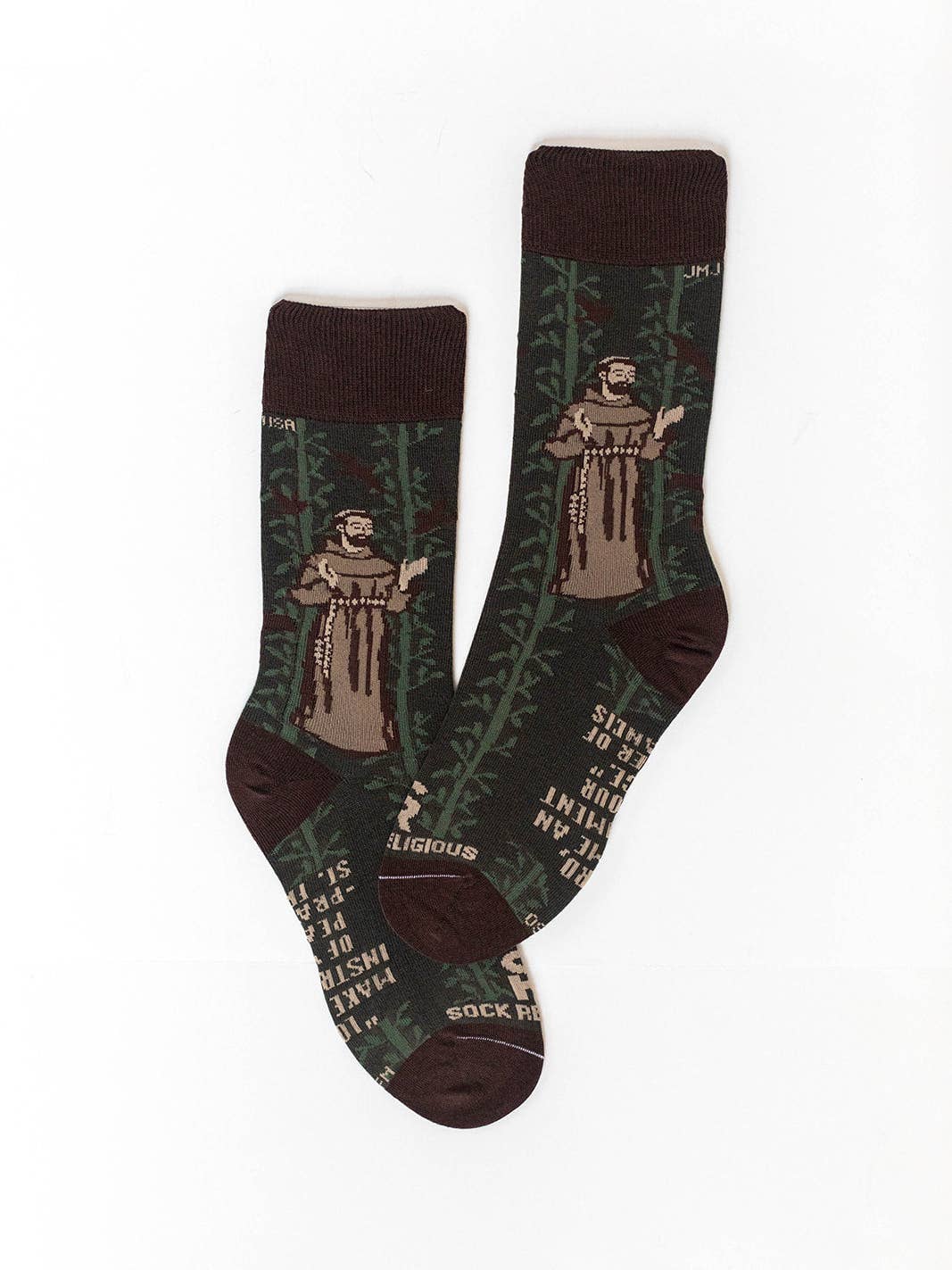 Religious Themed Socks, Kids-Adult Size (Many Variants)