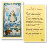 Our Lady of Charity Holy Card