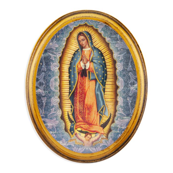 Our Lady of Guadalupe Oval Plaque