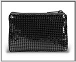 Black Mesh Rosary Pouch