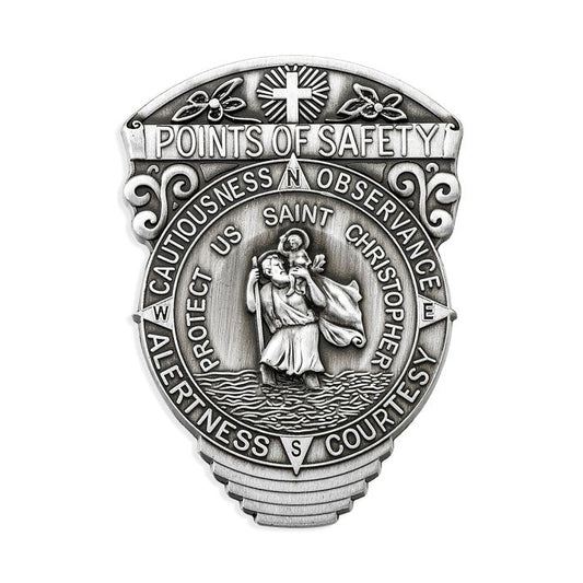 St. Christopher, Compass - Auto Visor Clip