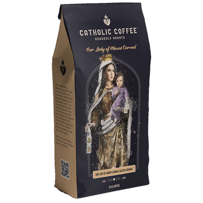 Catholic Coffee: 12 oz of Ground Coffee - Featuring Saint Themed Roasts