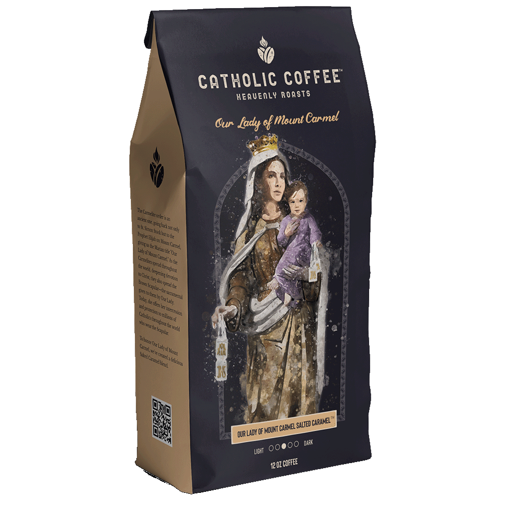 Catholic Coffee: 12 oz of Ground Coffee - Featuring Saint Themed Roasts