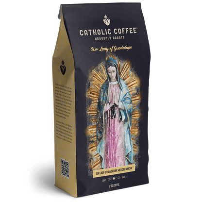 Catholic Coffee: 12 oz of Ground Coffee - Featuring Saint Themed Roasts