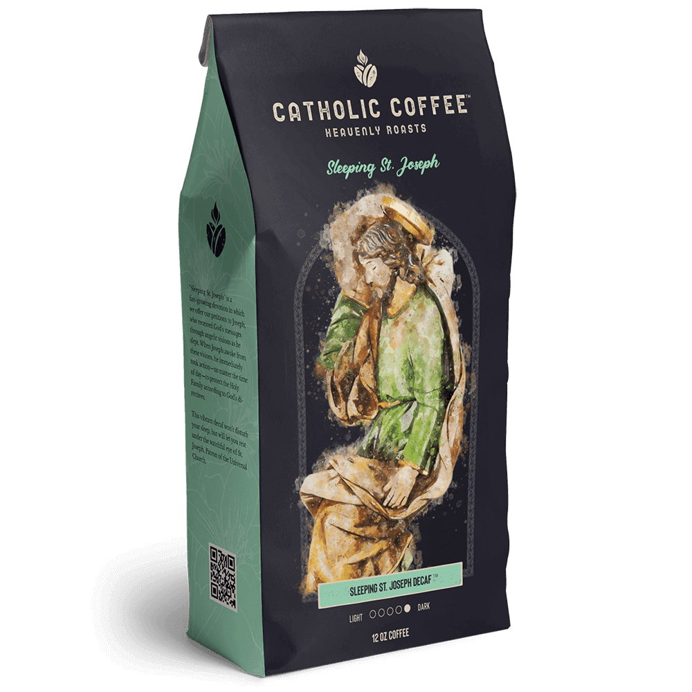 Catholic Coffee: 12 oz of Ground Coffee - Featuring Saint Themed Roasts