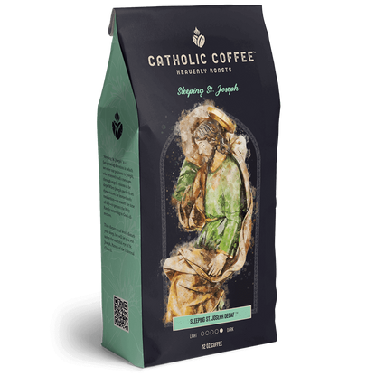Catholic Coffee: 12 oz of Ground Coffee - Featuring Saint Themed Roasts
