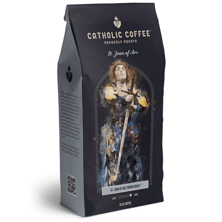 Catholic Coffee: 12 oz of Ground Coffee - Featuring Saint Themed Roasts