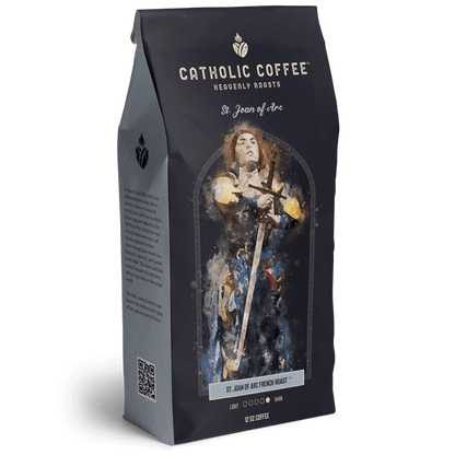 Catholic Coffee: 12 oz of Ground Coffee - Featuring Saint Themed Roasts