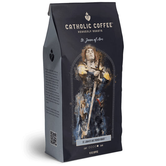 Catholic Coffee: 12 oz of Ground Coffee - Featuring Saint Themed Roasts