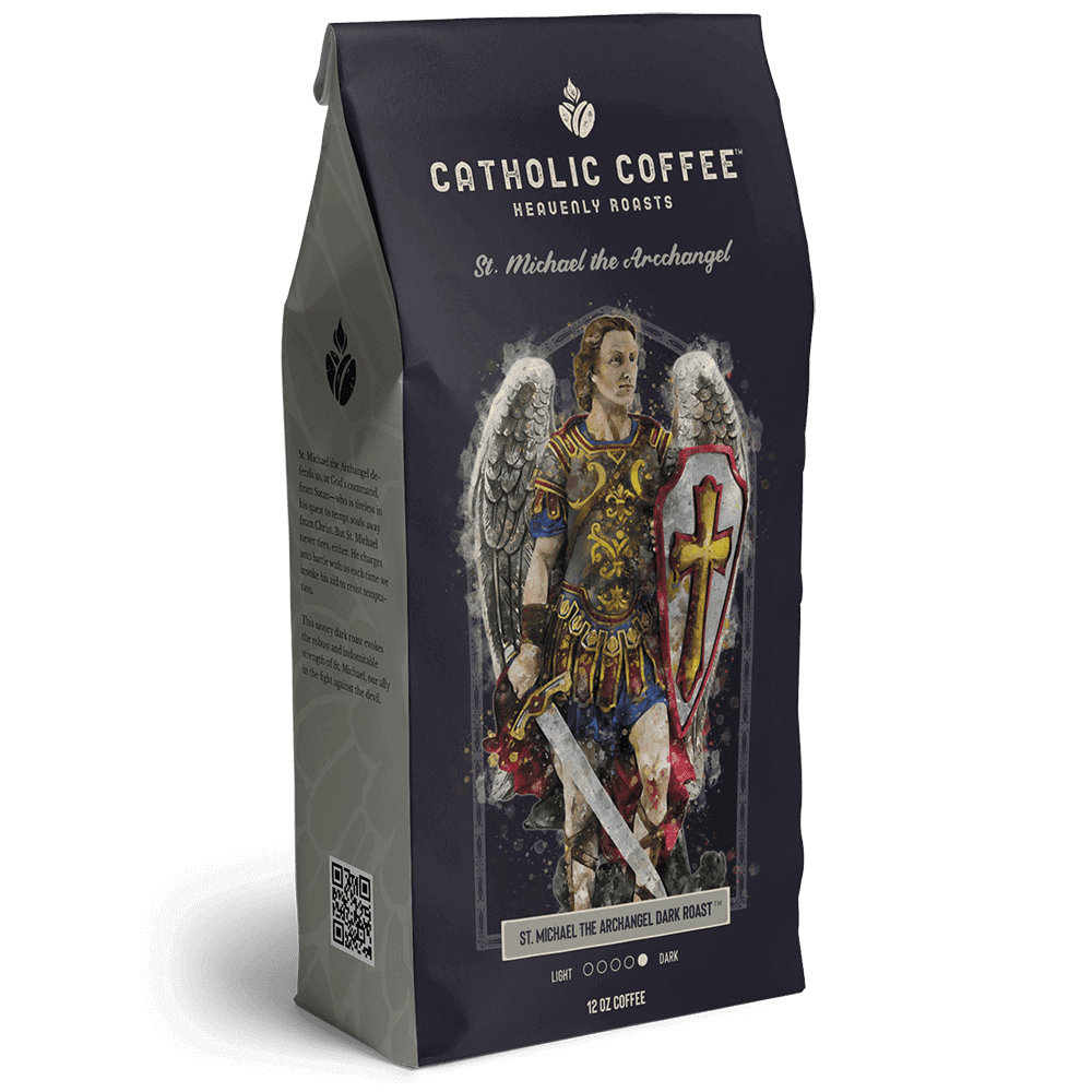 Catholic Coffee: 12 oz of Ground Coffee - Featuring Saint Themed Roasts