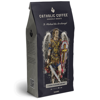 Catholic Coffee: 12 oz of Ground Coffee - Featuring Saint Themed Roasts