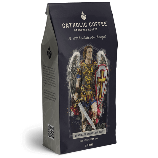 Catholic Coffee: 12 oz of Ground Coffee - Featuring Saint Themed Roasts