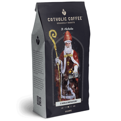 Catholic Coffee: 12 oz of Ground Coffee - Featuring Saint Themed Roasts
