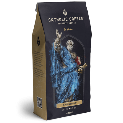 Catholic Coffee: 12 oz of Ground Coffee - Featuring Saint Themed Roasts