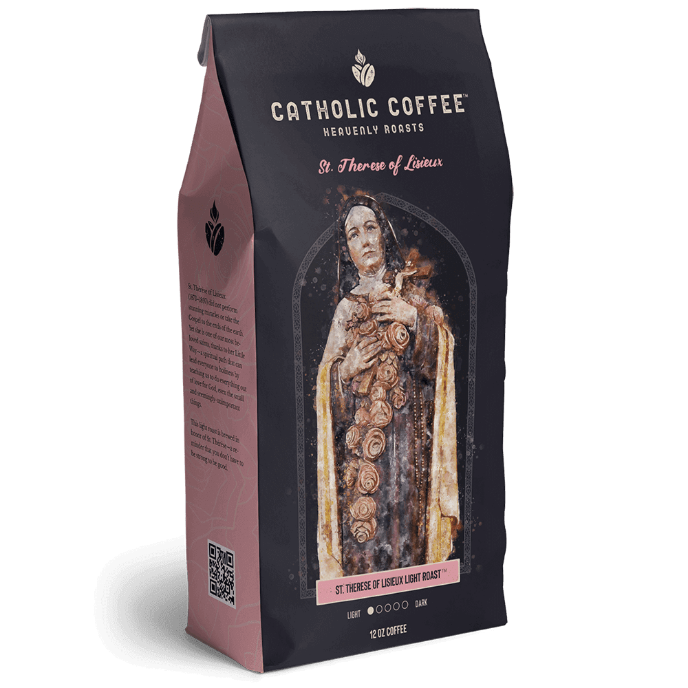 Catholic Coffee: 12 oz of Ground Coffee - Featuring Saint Themed Roasts