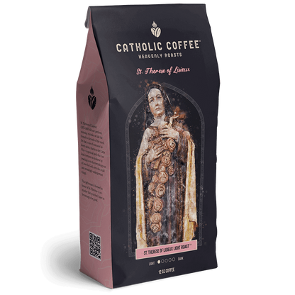 Catholic Coffee: 12 oz of Ground Coffee - Featuring Saint Themed Roasts
