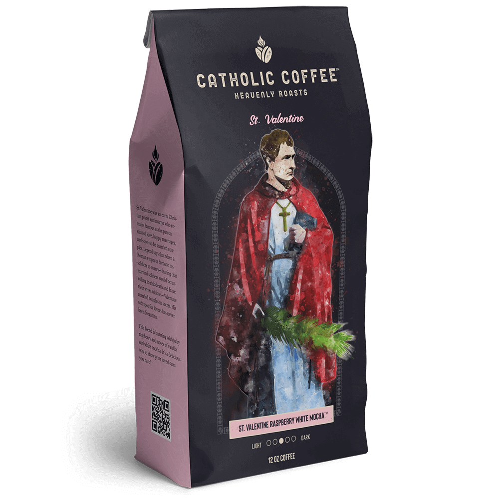 Catholic Coffee: 12 oz of Ground Coffee - Featuring Saint Themed Roasts