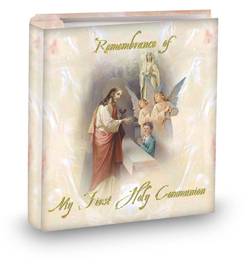 Pearlized First Holy Communion Photo Album