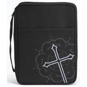 Bible Case with silk screen cross on front - large size