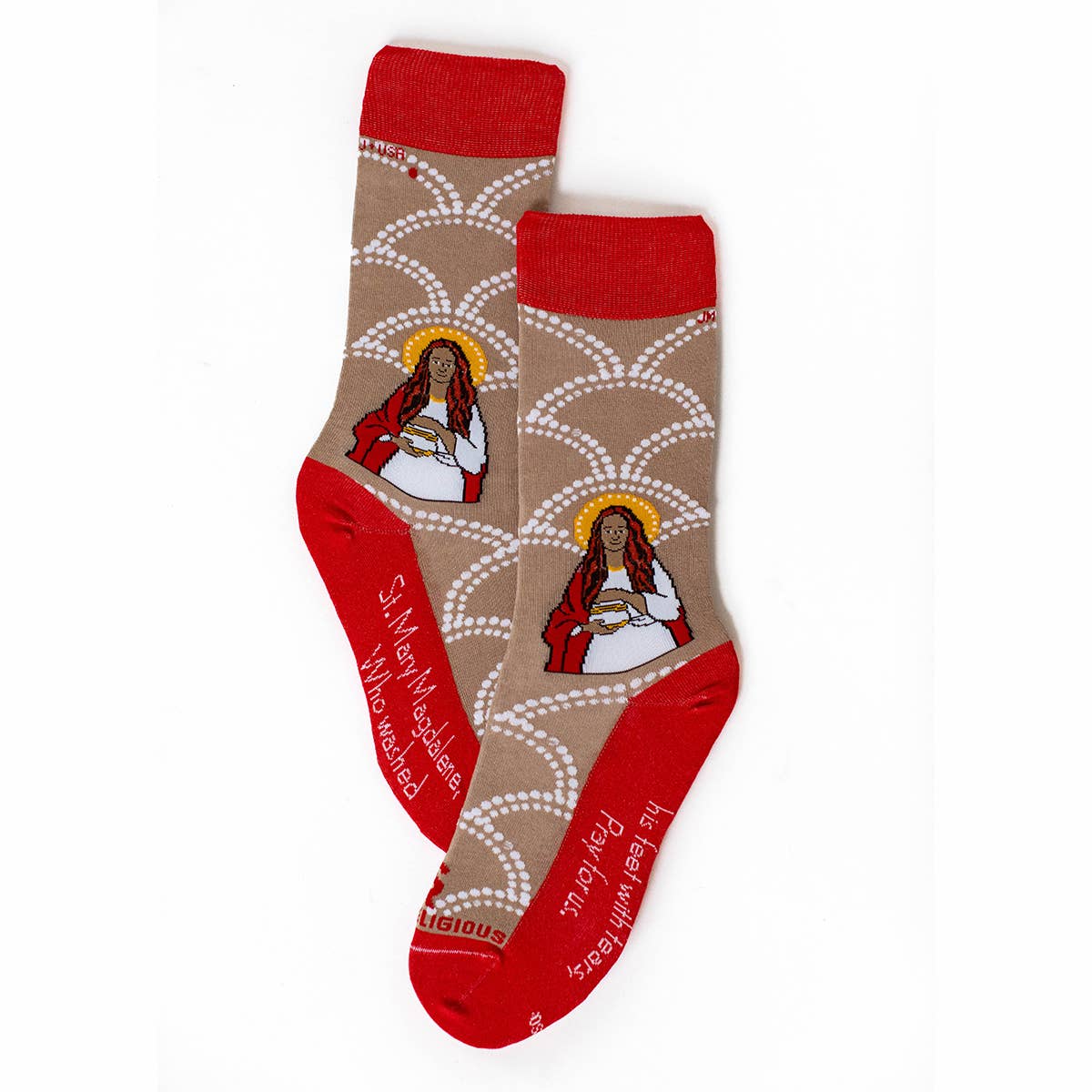 Religious Themed Socks, Kids-Adult Size (Many Variants)