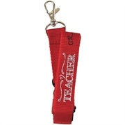 Lanyard in red - for Teacher