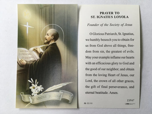 St. Ignatius Loyola - Holy Card (Limited)