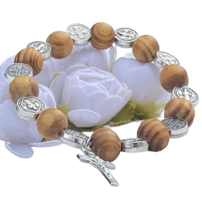 St. Benedict Decade Bracelet - 7"