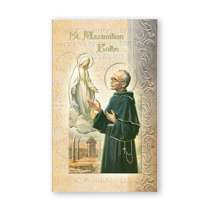 Catholic Continity Folder St. Maximilian Kolbe Prayer Folder with Biography – St. Anthony's ...