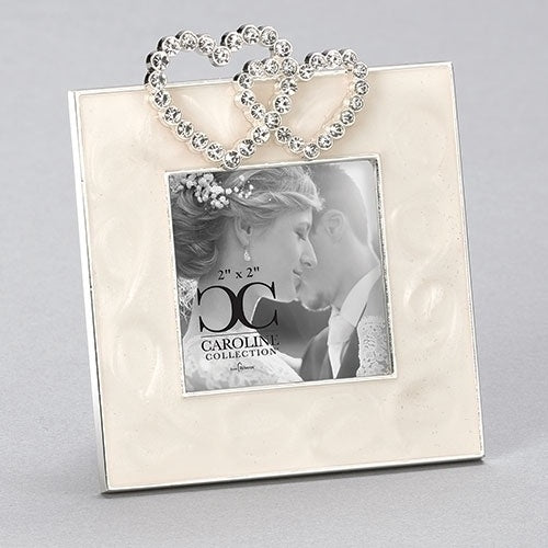 Double Hearts Matrimony Frame - 3.5"