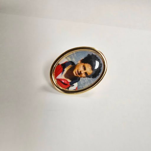 Holy Icons - Gold Tone Lapel Pin