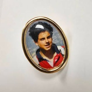 Holy Icons - Gold Tone Lapel Pin